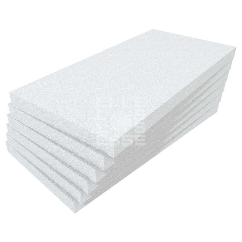 Pannelli Isolanti 100 x 50 Sistema Cappotto Polistirolo Espanso Bianco 