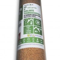 Rotolo sughero spessore 2 mm per isolamento termico mq.10