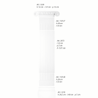 Lesena in gesso Toscan Stucchi Linea Gesso (Artt. 1239-1101/T-2073-1101/B-1216)