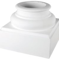 Base in gesso per colonne diametro 22 cm Toscan Stucchi Linea Gesso Art. 954