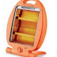 Stufa elettrica al quarzo portatile con base pieghevole Plein Air Infra-Mini - Arancio