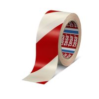 Nastro segnaletico bianco e rosso per segnalazioni temporanee Tesa - 33 m x 50 mm