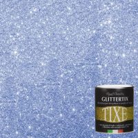 Glitter per pittura pareti in emulsione neutra Tixe Glittertix Blu 250 ml